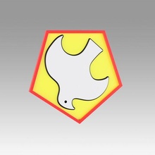 Friedensstifter Logo Emblem Spiel Symbol Zeichen Design Film drucken druckbar Spielzeug Hobby DIY 3d print model - Mito3D