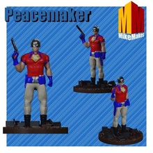 pacificador estatua Arte Juan cena suicidio equipo batman justicia liga superhombre hbo max busto figura 3d print model - Mito3D