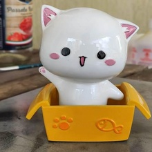 melocotón caja goma gato figura mochi Mochimochi lindo mascota perro niña colegio adolescente instagram Facebook Corea Taiwán China chino Estados Unidos amor Novia 3d print model - Mito3D