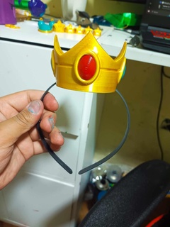 pesca corona rosalina margherita super Mario 3d print model - Mito3D