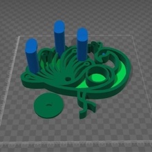 peacock hanger flashforgecults 3d print model - Mito3D