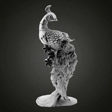 peafowl game animals 3d print model - Mito3D