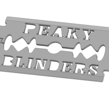 peaky blinder razor balde fashion blinders blade 3d print model - Mito3D