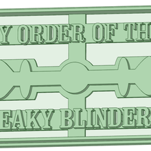 peaky blinders 2 cookie cutter tool 3d print model - Mito3D