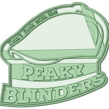 peaky blinders 4 cookie-cutter tool Scheuklappen cookie cutter 3d print model - Mito3D