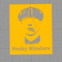 peaky blinders logo art tommy shelby lukewarm shields luifer 3d print model - Mito3D