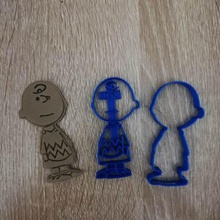 peanuts - charlie brown cookie cutter home charliebrown snoopy cookiecutter 3d print model - Mito3D