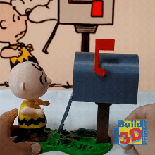 peanuts charlie brown snoopy gadget dad toy kids daddy 3d print model - Mito3D
