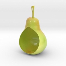 pear birdfeeder various trough birds 3d print model - Mito3D