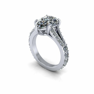 poire canal ensemble diamant bague r2 bracelet solitaire bijoux moine Budha or argent engagement mariage goujat imprimable 3d pendentif boucle d'oreille bébé 3d print model - Mito3D