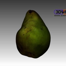 pear color 3d scan home scanner artec mht model fruit food drink 3d print model - Mito3D