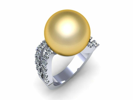 poire mariage diamant bague r1 bracelet solitaire bijoux moine Budha or argent engagement goujat imprimable 3d pendentif boucle d'oreille bébé 3d print model - Mito3D