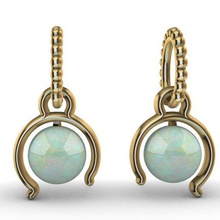 pendientes de perlas la joyería aretes pearl 3d print model - Mito3D
