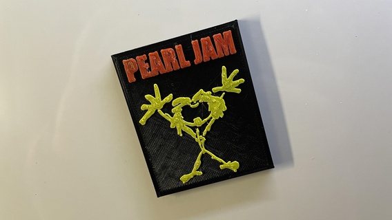 pearl jam fridge magnet logo 3d print model - Mito3D