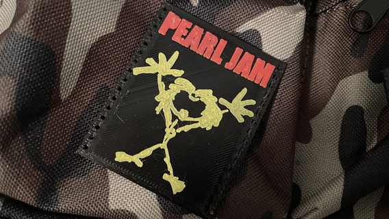 pearl jam patch pearl jam patches  3d print model - Mito3D