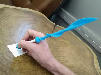inci mızrak dolma kalem Steven Evren sabit Ayarlamak kılıç 3d print model - Mito3D