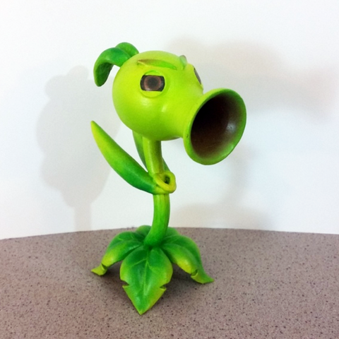 peashooter-Pflanzen vs zombies garden warfare Spiel 3D print model - Mito3D