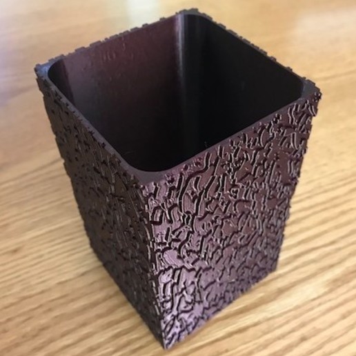 seixo superfície praça do vaso a casa fantasma forma áspero lanterna 3D print model - Mito3D