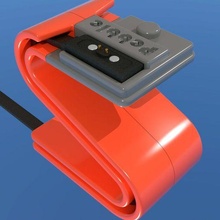 pebble time cobra dock round watch gadget 3d print model - Mito3D