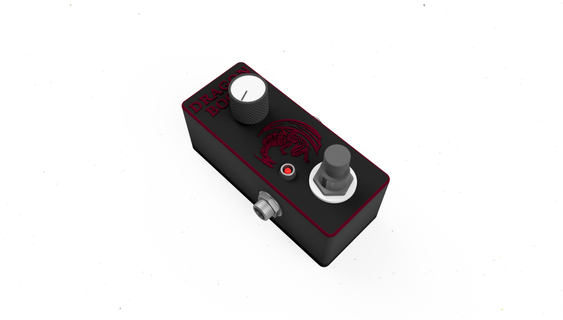 pedal continuar aumentar guitarra música pie electrónica pedales 3d print model - Mito3D
