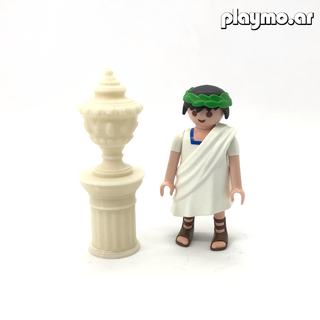 pedestal + jarron 2 antiguo roma grecia playmobil juego columna vasija jarro 3d print model - Mito3D