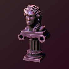 pedestal de 3 la arquitectura el busto pie estatua diseño art skulpture highpoly zbrush ender3 ender fdm creality 3d impresión 3dmodel 3dprint 3d print model - Mito3D