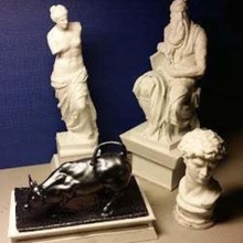 pedestal de estátua a arte esculturas stand 3d print model - Mito3D