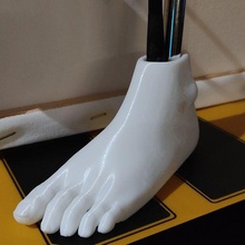 ped gadget ayak Futbol ekici kalem durum kılıf 3d print model - Mito3D