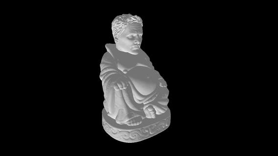 pedro pascal Bouddha art animaux Renard Jeu film séries jouet dernier us Joel mandalorien buda tlou petit fumeur 3d print model - Mito3D