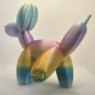 fazendo xixi balão cão estátua arte pretzel estampas animais fofa Diversão casa decoração presente Series engraçado irônico 3d print model - Mito3D