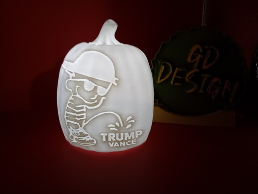 işeme koz vance cadılar bayramı kabak ışıklar tealight okuma ışık parti gece lambası ofis çocuklar oda sanat dekor adam mağara 3d print model - Mito3D