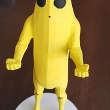peoppato fortnite gioco In piedi Banana 3d print model - Mito3D