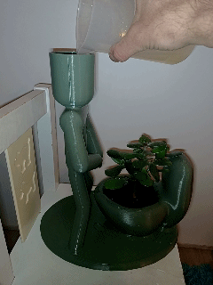 peema baño asiento planta maceta regando hogar casa pipí gracioso novedad juguete wc 3d print model - Mito3D