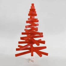 peeno minimal christmas tree home customizable design desk xmas 3d print model - Mito3D