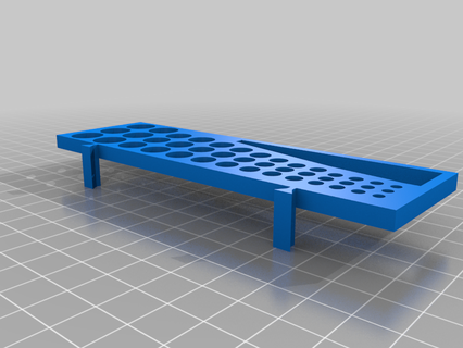 piolo tavola mod pannello forato montare utensili Fai creatore 3d print model - Mito3D