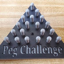 peg Herausforderung Spiel Kinder Spaß puzzle peg-board 3d print model - Mito3D