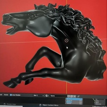 pegaso caballo dije joya 3d culti impressione 3d print model - Mito3D