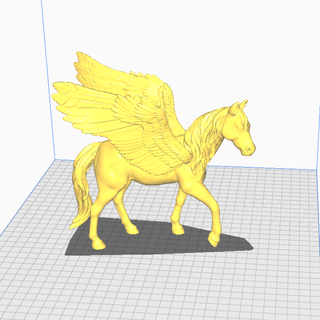 pégaso jogos pégaso cavalo cavalo cavalos asas 3d print model - Mito3D