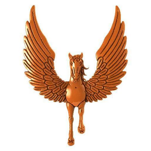 pegasus bas-reliefn cnc a arte o cavalo mythology roteador fresamento bas socorro 3D print model - Mito3D