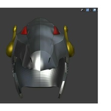Pegaso fant Arte casco fantas 3d print model - Mito3D