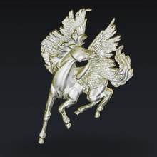 pegasus horse wings art 3d print model - Mito3D
