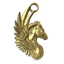 pegasus pendente fantasia cavallo mitologia gioielleria gioiello arte 3d print model - Mito3D
