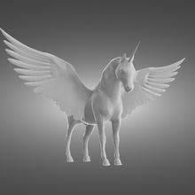 Pegasus Einhorn 3d print model - Mito3D