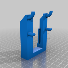 pegboard dewalt battery hanger tool mount peg board holders boxes 3d print model - Mito3D