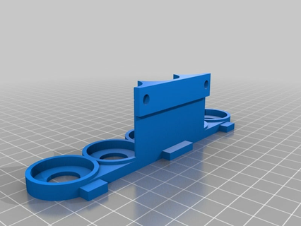 pegboard dropper paint bottle holder - m5 bolts hobby 3d print model - Mito3D