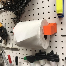 pegboard titolare rotolo di carta igienica strumento tovagliolo dispenser per asciugamani porta monte utensili scatole 3d print model - Mito3D