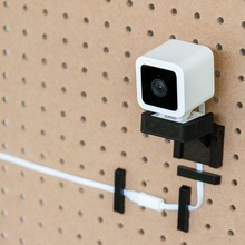pegboard mount wyze cam v3 webcam gadget 3d print model - Mito3D
