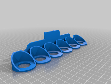 pegboard paint rack Various hobby 3d print model - Mito3D