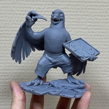pegeon Pete Sanat kuş kaplumbağa şekil mutant fantazy fütüristik heykel minyatürler figürinler mutasyon çirkin yaratık canavar Comix karikatür marwel süper kahraman 3d print model - Mito3D