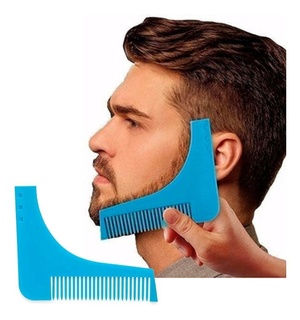 peine delineador barba pente barbear Ferramentas barbeiro bigodes rapou cabeleireiro barbearia borrado 3d print model - Mito3D